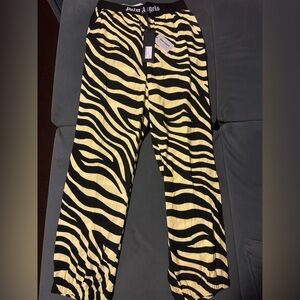 Palm Angels Zebra Easy Pants Size Medium